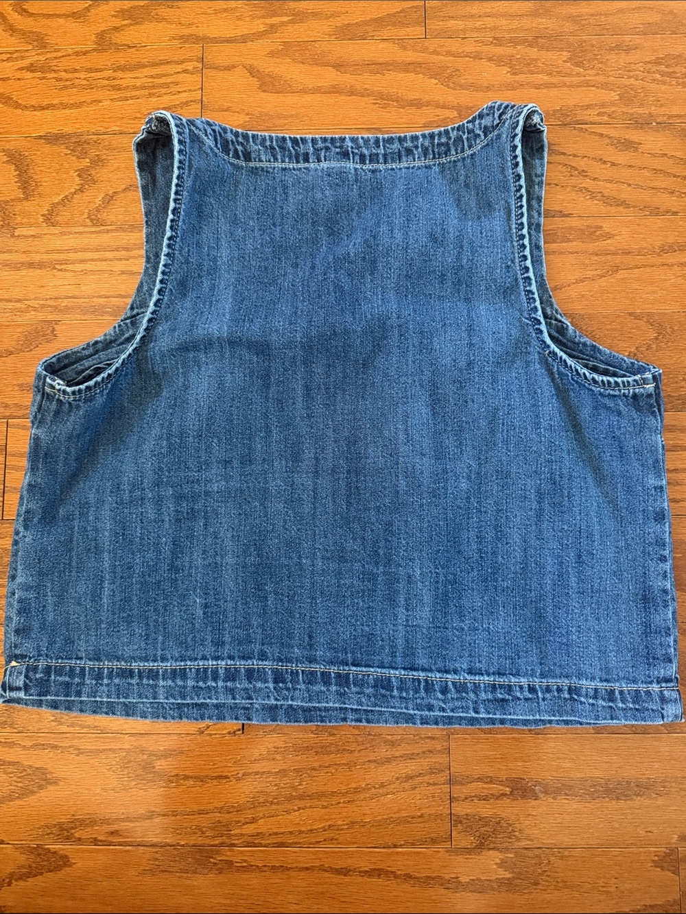 Old Navy denim cropped tank - Picture 5 of 6